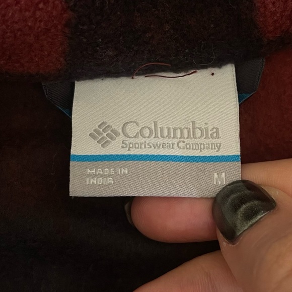 Men's Columbia Fleece Zip-Up Jacket - Picture 3 of 3